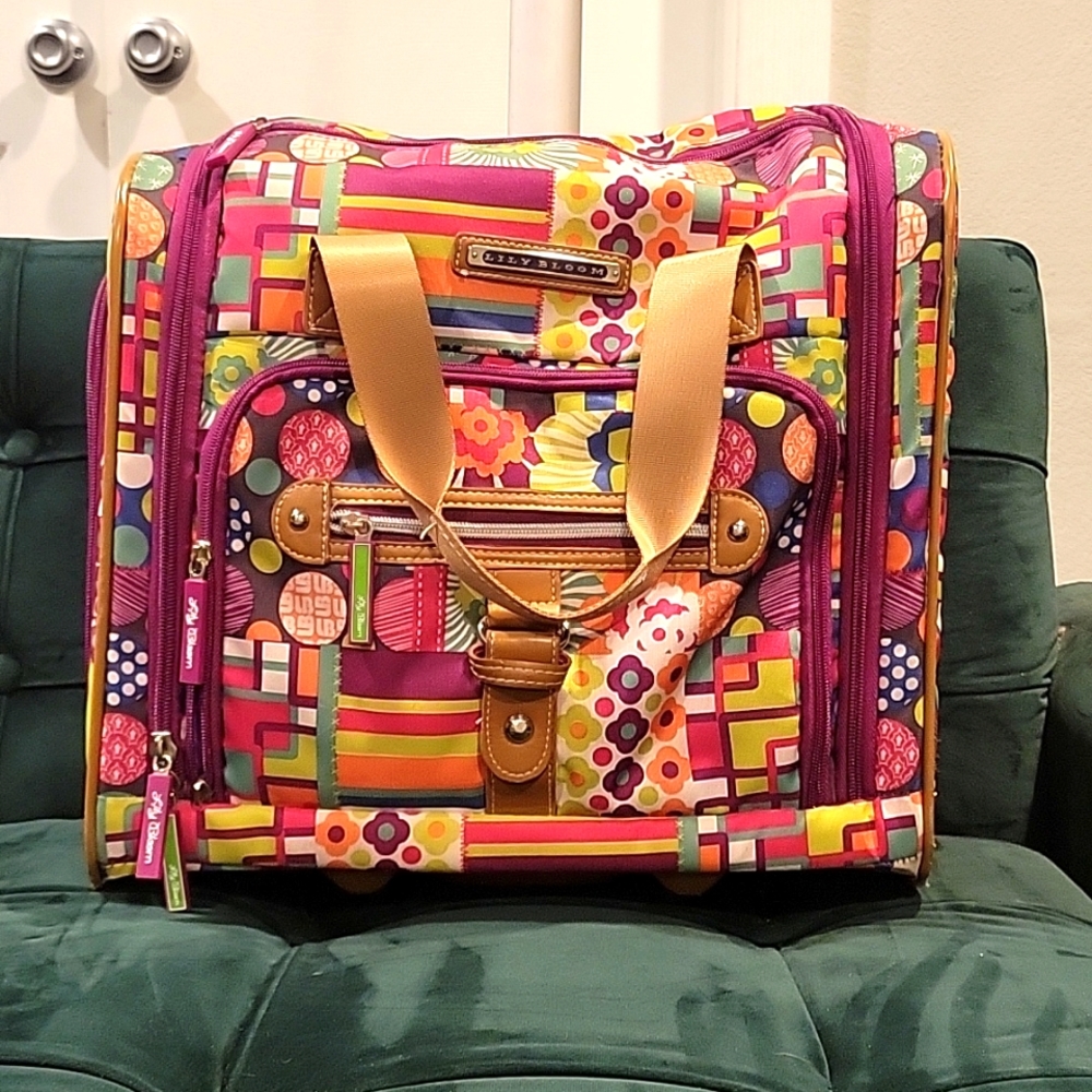 Lily Bloom roller bag.